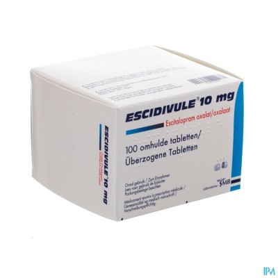 Escidivule 10mg Comp Omhulde 100