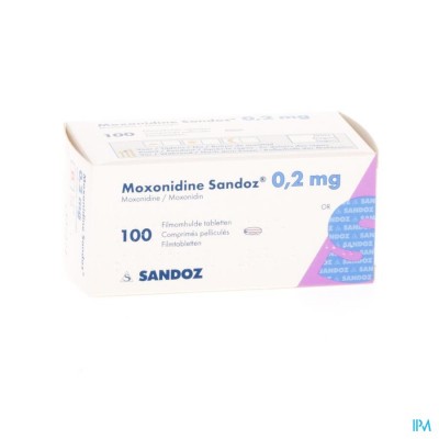 Moxonidine Sandoz Comp 100 X 0,2mg