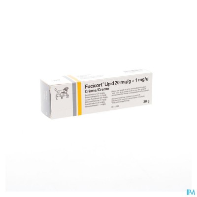 Fucicort Lipid 20mg/g + 1mg/g Creme Tube 30g