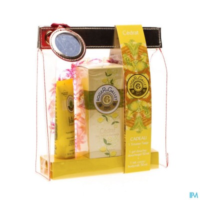 Roger&gallet Coffret Noel Cedrat 100ml+50ml+50ml