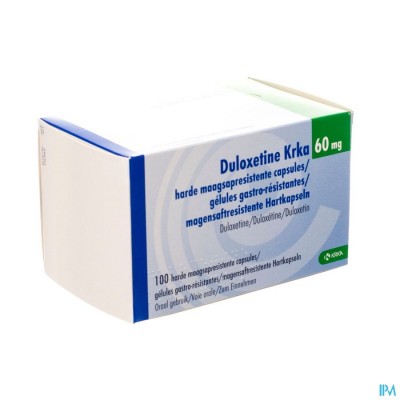 Duloxetine Krka 60mg Maagsapresist.caps 100 X 60mg