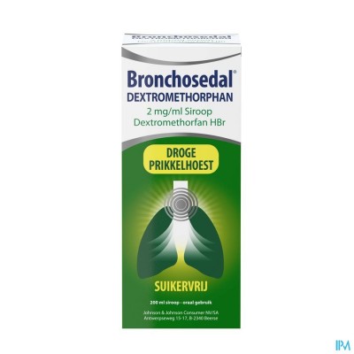 Bronchosedal Dextromethorp Sir Suikervrij 200ml