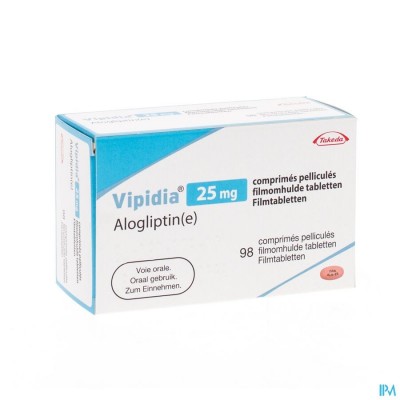 Vipidia 25mg Omhulde Tabl 98x25mg