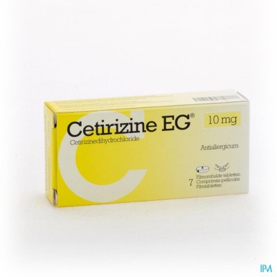 Cetirizine EG           Tabl 7X10Mg