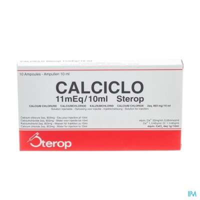 Calciclo Iv Amp 10 X 1g/10ml