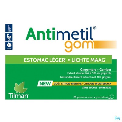 Antimetil Gom 24 gommetjes