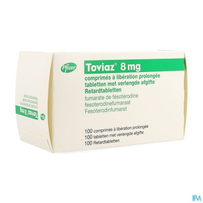 Toviaz 8mg Comp Verlengde Afgifte 100 X 8mg