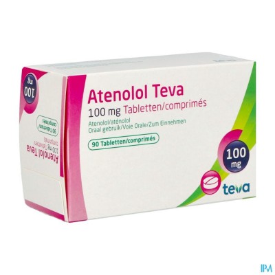 Atenolol Teva Comp Enrob 90x100mg