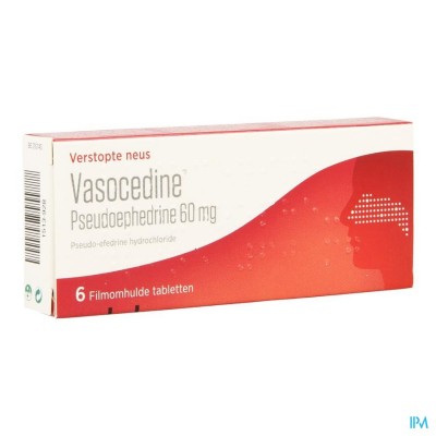 Vasocedine Pseudoefedrine Filmomh Tabl 6