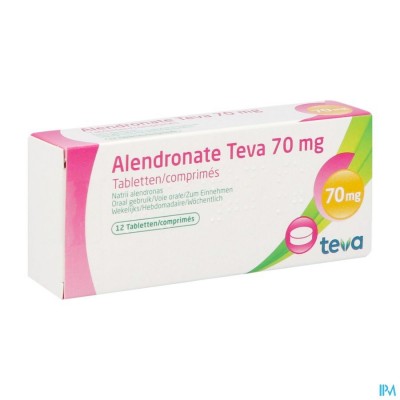 Alendronate Teva 70mg Comp 12 X 70mg