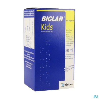 Biclar 250 Kids Gran Susp 250mg/5ml