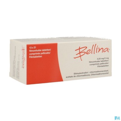 Bellina 0,03mg/2mg Comp 13 X 21