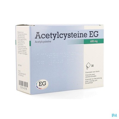 Acetylcysteine EG 600mg Gran. Vr Drank Zakje 30