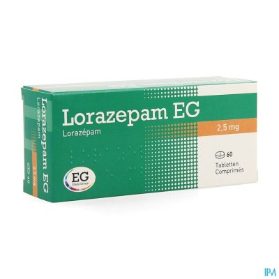 Lorazepam EG Tabl 60X2,5Mg