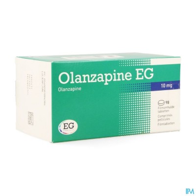 Olanzapine EG 10 Mg Filmomh Tabl 98 X 10,0 Mg