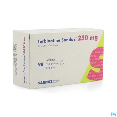 Terbinafine Sandoz Comp 98 X 250mg