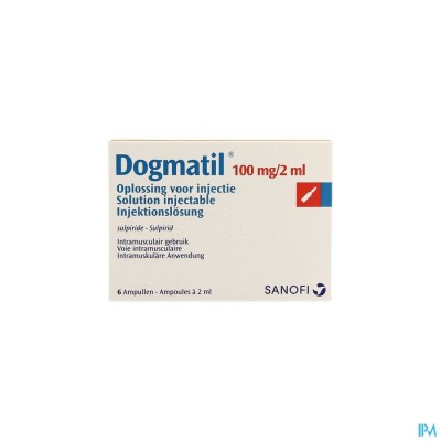 Dogmatil Amp 6 X 100mg/2ml