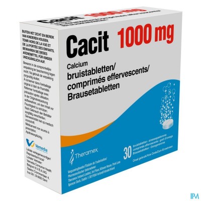 Cacit 1000 Bruistabletten Tube 30x1000mg