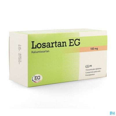 Losartan EG Filmomh Tabl 98X100Mg