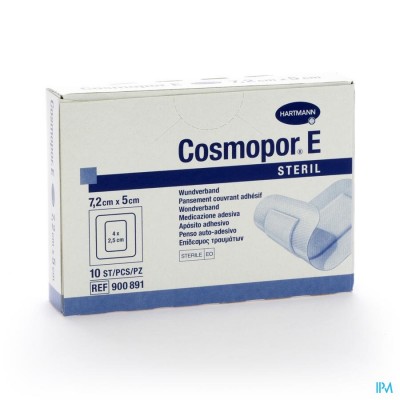 Cosmopor E Latexfree 7,2x5cm 10 P/s