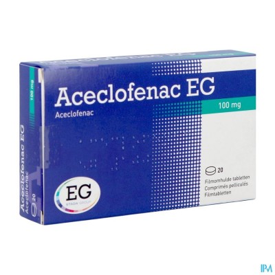 Aceclofenac EG 100Mg Filmomh Tabl  20X100Mg