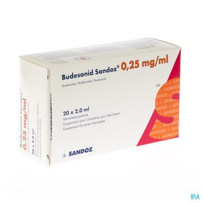 Budesonid Sandoz 0,25mg/ml Vernevelsusp 4x5 Amp