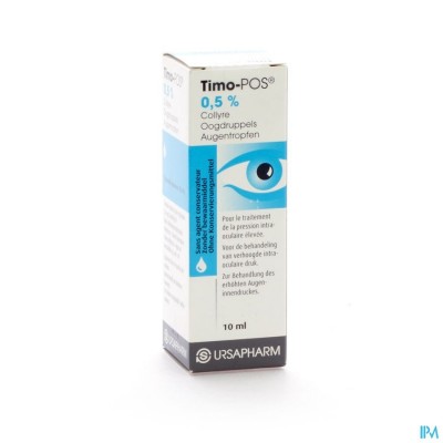 Timo Comod Pos Collyre 0,50% 10Ml