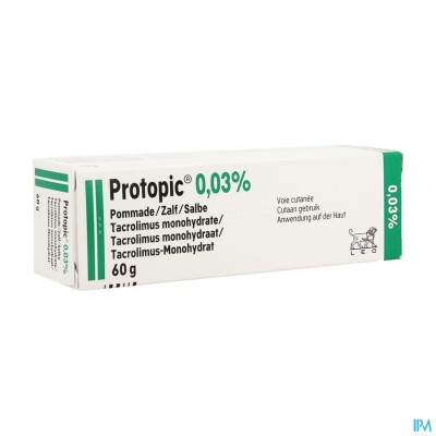 Protopic 0,03 % Pommade-zalf 60g