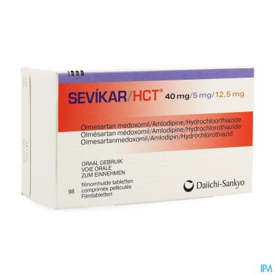 Sevikar Hct 40mg/5mg/12,5mg Filmomh Tabl 98