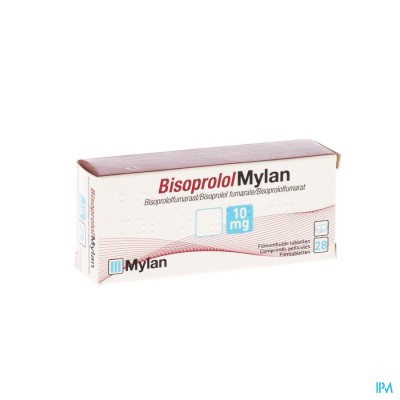 Bisoprolol Mylan 10mg Drag 28x10mg