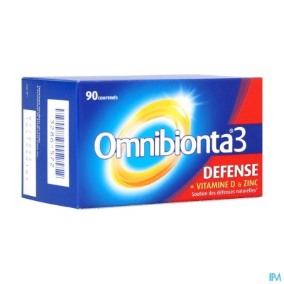 Omnibionta3 Defense Multivitamines Immuniteit (90 tabletten)