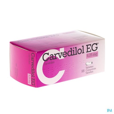 Carvedilol EG 6,25Mg Tabl 98X6,25Mg