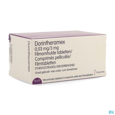 Dorin Theramex 3,00mg/0,03mg Filmomh Tabl 13 X 21