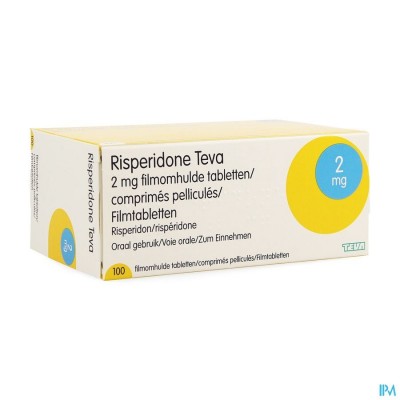 Risperidone Teva 2mg Comp 100