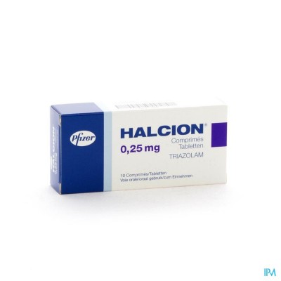 Halcion Tabl 10 X 0,250mg