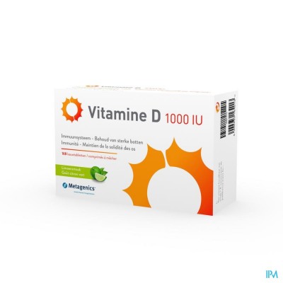 Vitamine D 1000iu Metagenics Tabl 168