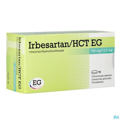 Irbesartan Hct EG 150 Mg/12,5 Mg Filmomh Tabl 98