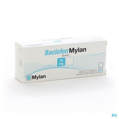 Baclofen Mylan Comp 50x10mg