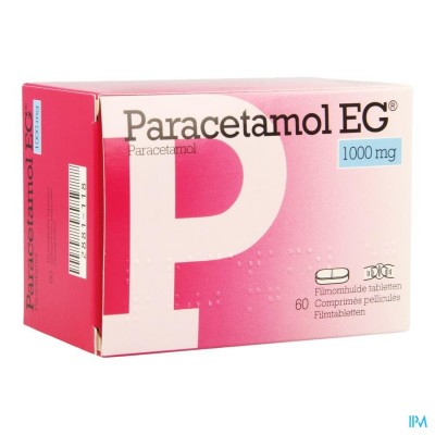 Paracetamol EG 1000 Mg Filmomh Tabl  60