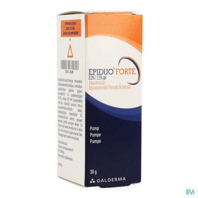 Epiduo Forte 0,3% - 2,5% Gel Pomp 30g