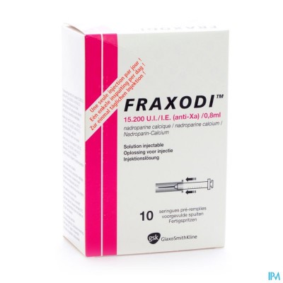 Fraxodi Amp Ser 10x0,8ml - 15.200 Ui/ie