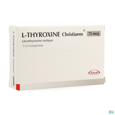 l Thyroxine Christiaens Comp 112x0,075mg