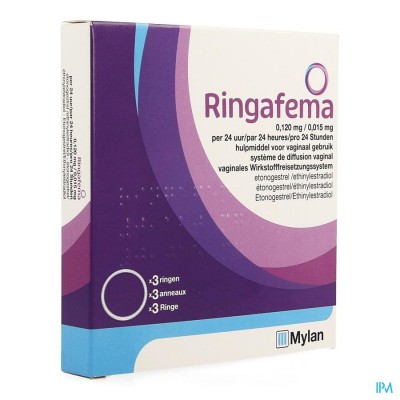 Ringafema 0,120mg/0,015mg/24u Vaginale Ring 3