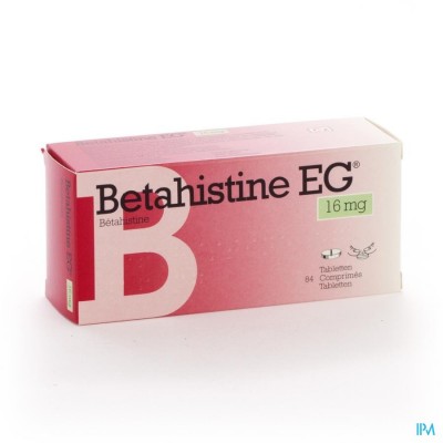 Betahistine EG         Tabl 84X16Mg