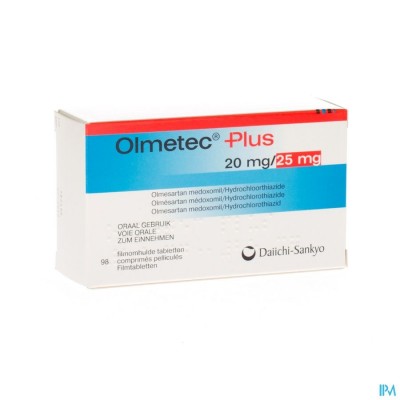 Olmetec Plus 20mg/25mg Comp Pell 98