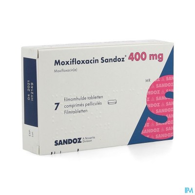 Moxifloxacin Sandoz 400mg Filmomh Tabl 7