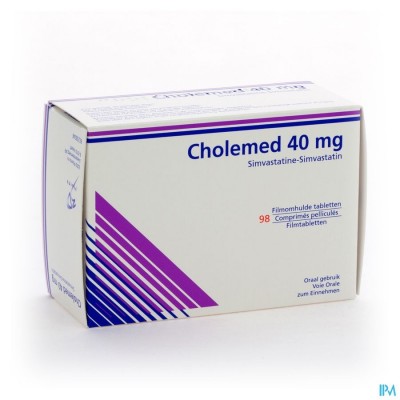 Cholemed 40mg Comp Enrob 98 X 40mg