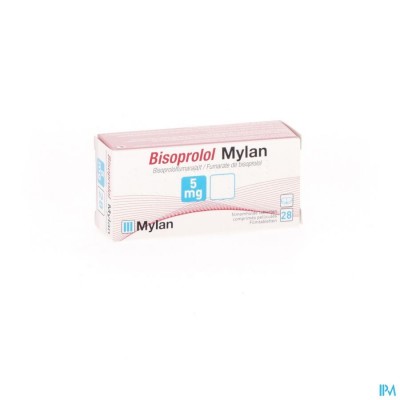 Bisoprolol Viatris 5,0mg Tabl 28