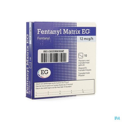 Fentanyl Matrix EG 12,5Ug Pleist Transderm 10