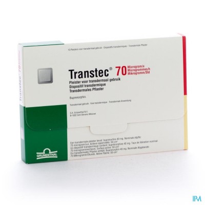 Transtec 70,0mcg/u Patch 10